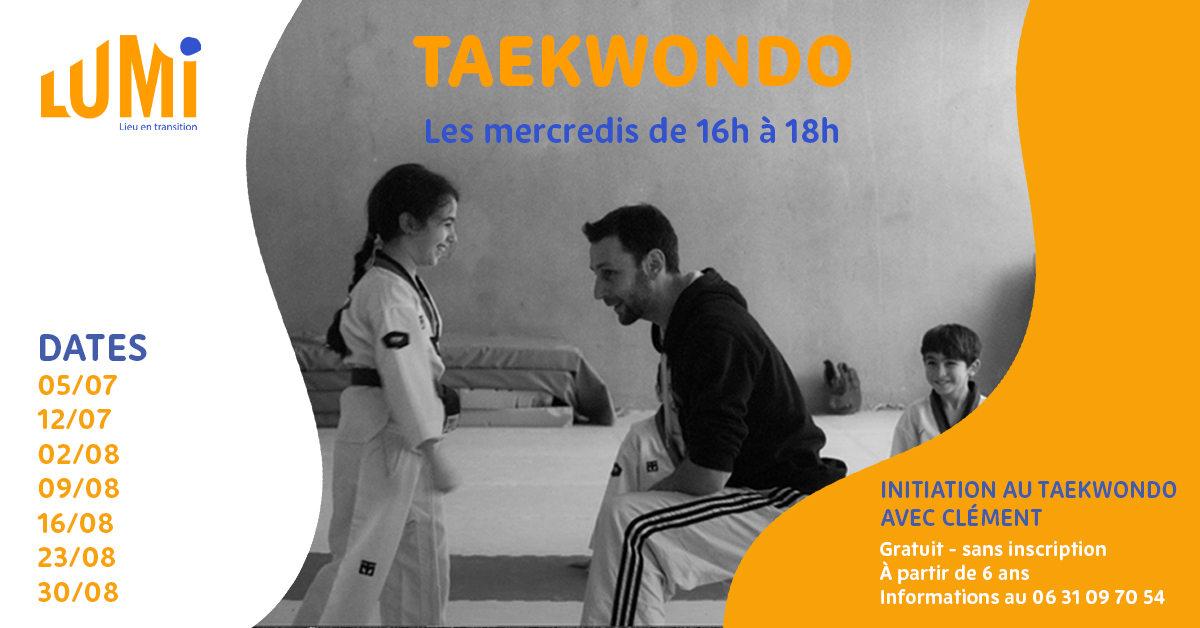Taekwondo à Lumi avec DzmaDaDa Dojo