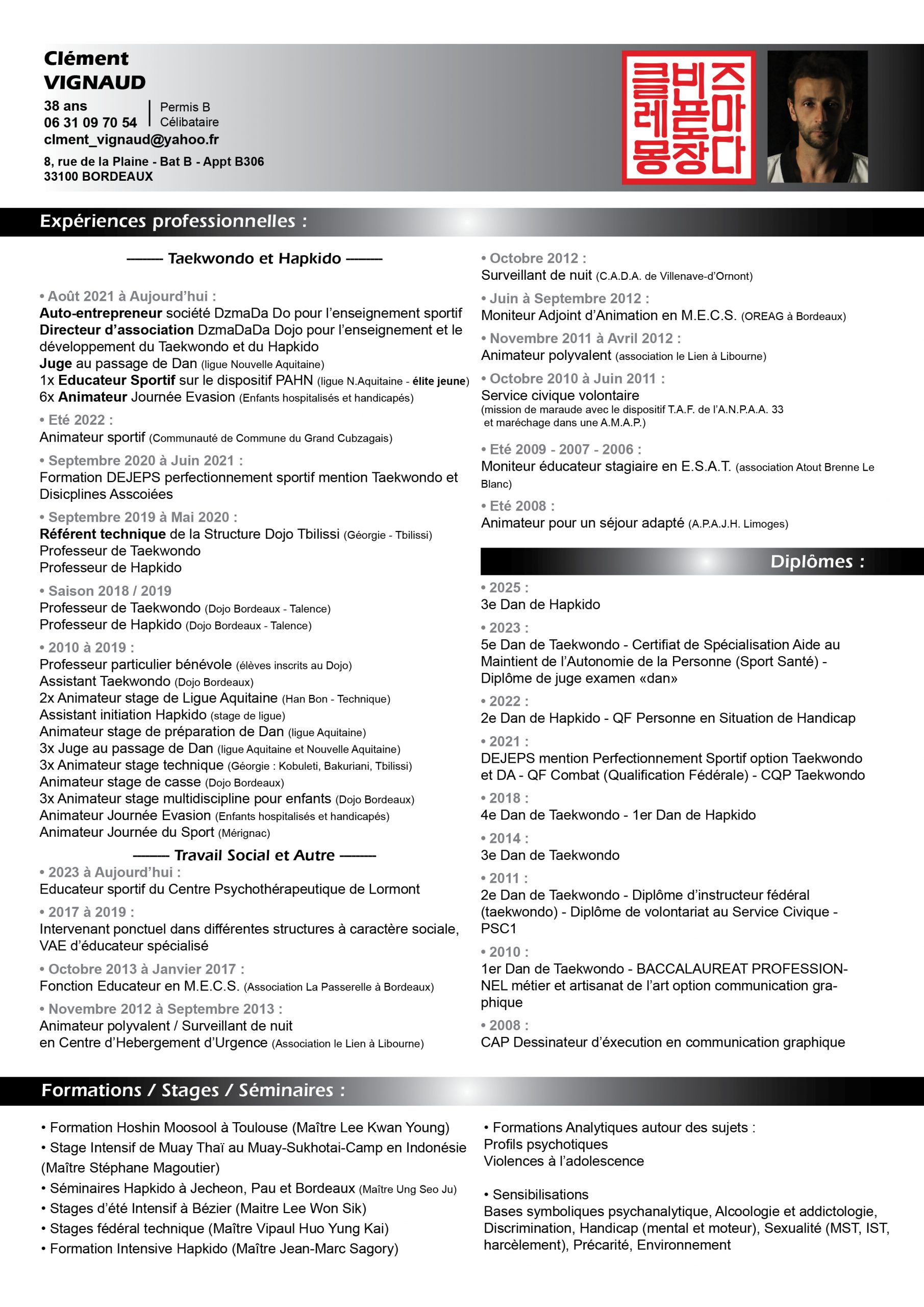 CV Clément Vignaud